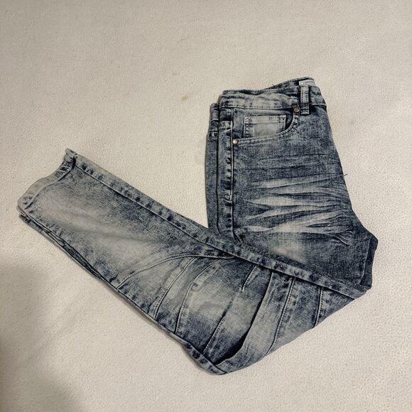 Refinery Republic Denim Design Laboratory Acid Wash High Rise Skinny Size 12S - Picture 1 of 11